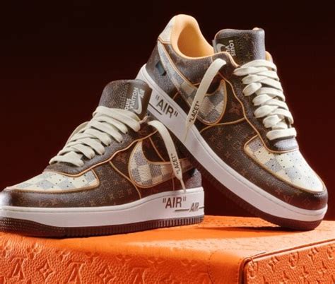 louis vuitton x nike air force 1 coffee|lv air force 1 stockx.